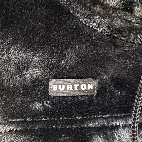 Burton Black Plush Hooded Neck Gaiter - Picture 2 of 4